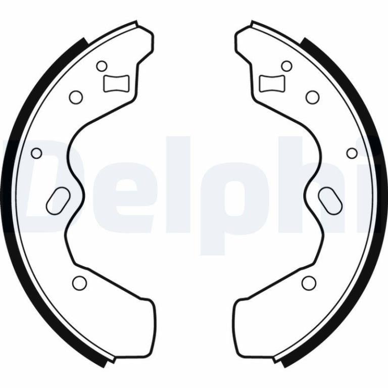 Juego de 4 zapatas de frenos DELPHI ref. LS1878