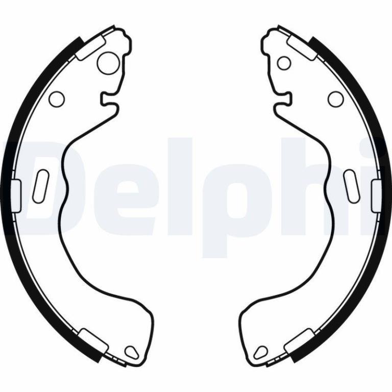 Juego de 4 zapatas de frenos DELPHI ref. LS1879