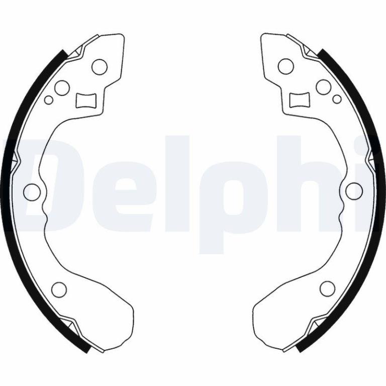 Juego de 4 zapatas de frenos DELPHI ref. LS1918