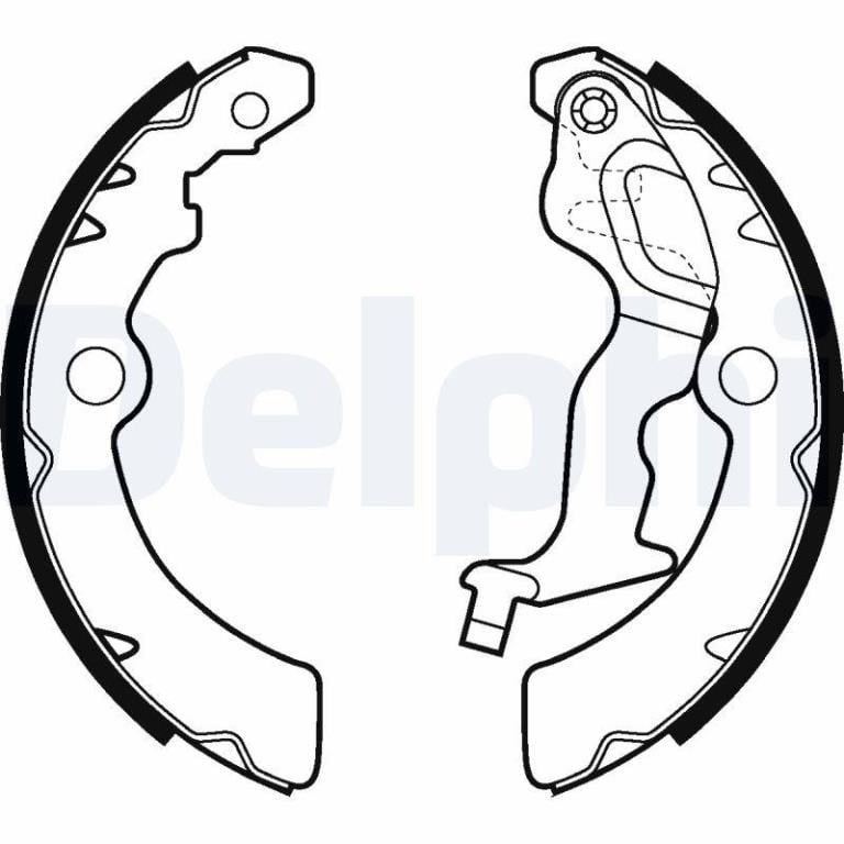 Juego de 4 zapatas de frenos DELPHI ref. LS2045
