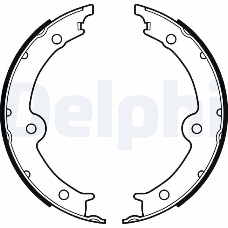 Juego de 4 zapatas de frenos DELPHI ref. LS2131
