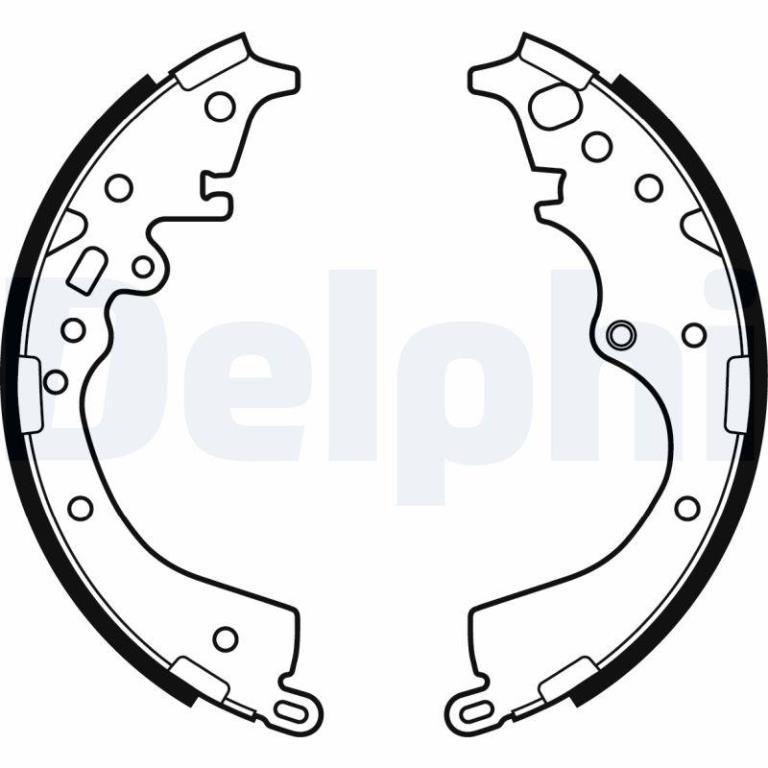Juego de 4 zapatas de frenos DELPHI ref. LS2133