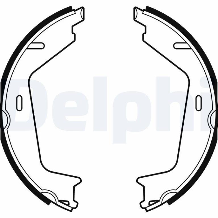 Juego de 4 zapatas de frenos DELPHI ref. LS2144