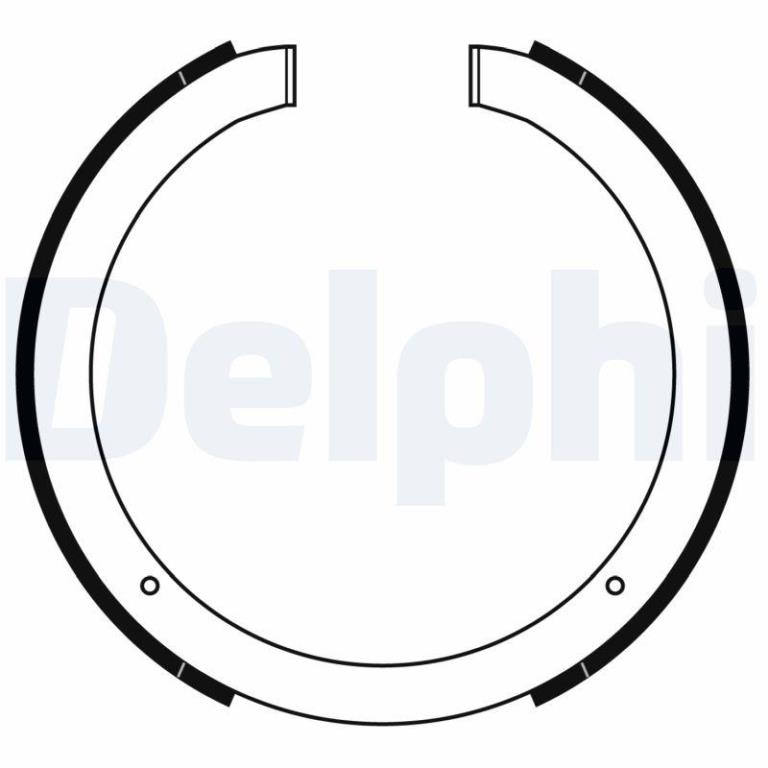 Juego de 4 zapatas de frenos DELPHI ref. LS2168