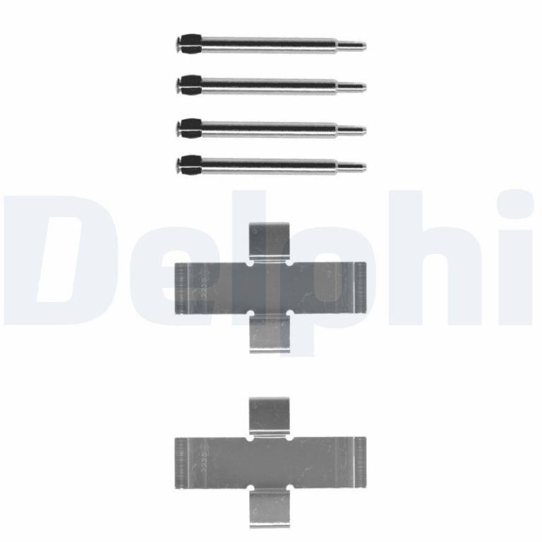 Kit de accesorios para pastillas de frenos DELPHI ref. LX0006