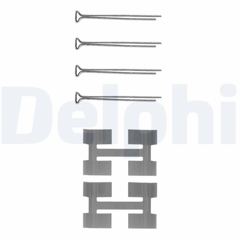 Kit d'accessoires pour plaquette de frein à disque DELPHI ref. LX0033