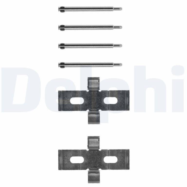 Kit d'accessoires pour plaquette de frein à disque DELPHI ref. LX0052