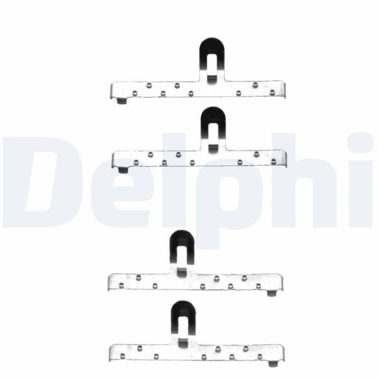 Kit acessórios de pastilhas de travão DELPHI ref. LX0071