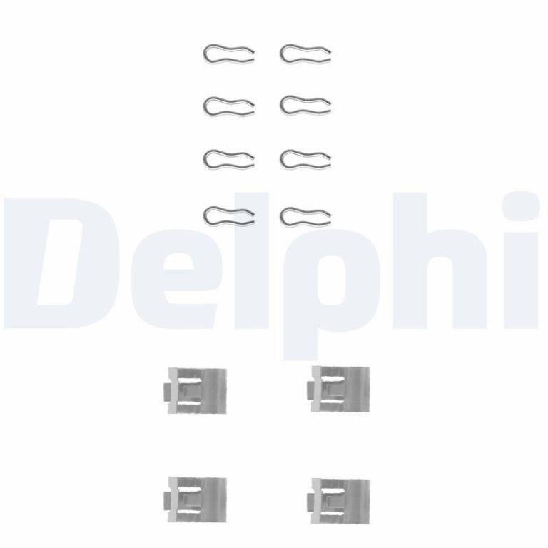 Kit de accesorios para pastillas de frenos DELPHI ref. LX0075