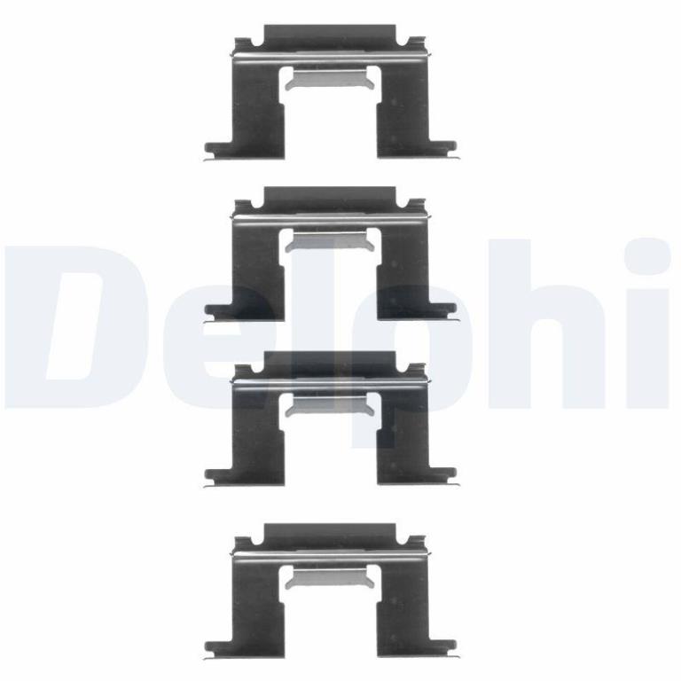 Kit d'accessoires pour plaquette de frein à disque DELPHI ref. LX0077