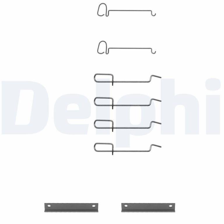 Kit de accesorios para pastillas de frenos DELPHI ref. LX0080
