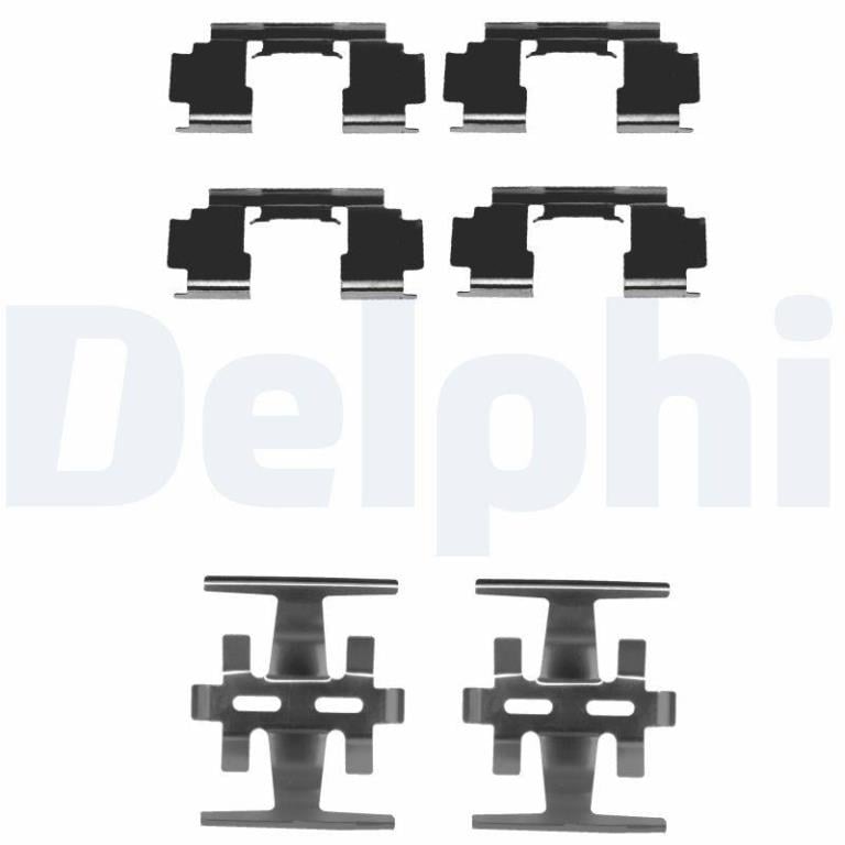 Kit d'accessoires pour plaquette de frein à disque DELPHI LX0130