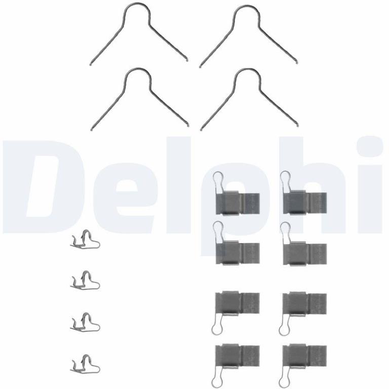 Kit de accesorios para pastillas de frenos DELPHI ref. LX0131