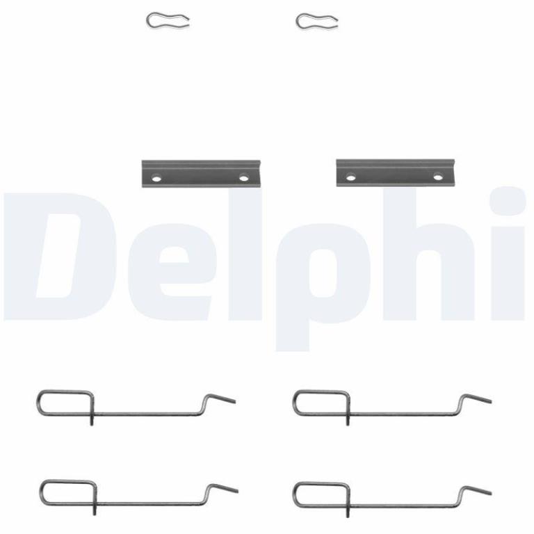 Kit de accesorios para pastillas de frenos DELPHI ref. LX0142