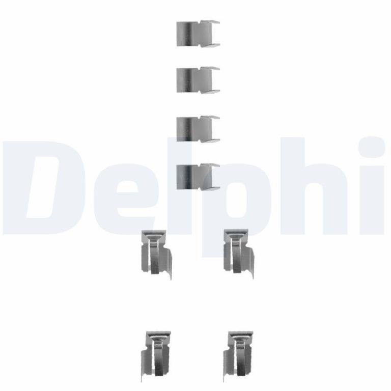 Kit de accesorios para pastillas de frenos DELPHI ref. LX0183