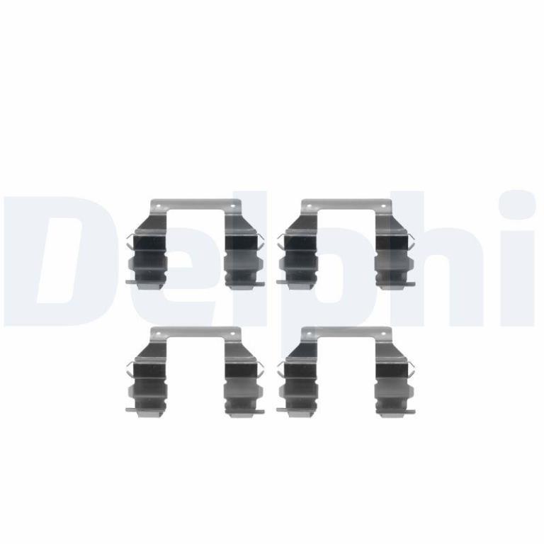Kit acessórios de pastilhas de travão DELPHI LX0200