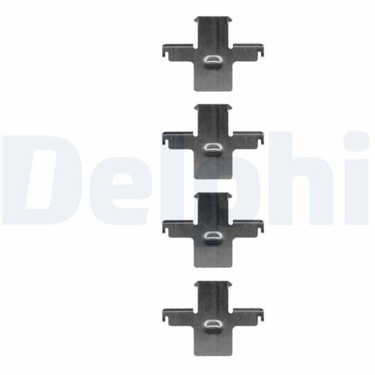 Kit d'accessoires pour plaquette de frein à disque DELPHI ref. LX0222