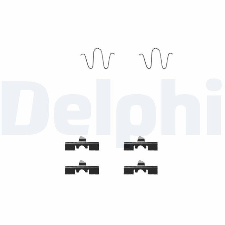 Kit d'accessoires pour plaquette de frein à disque DELPHI LX0231