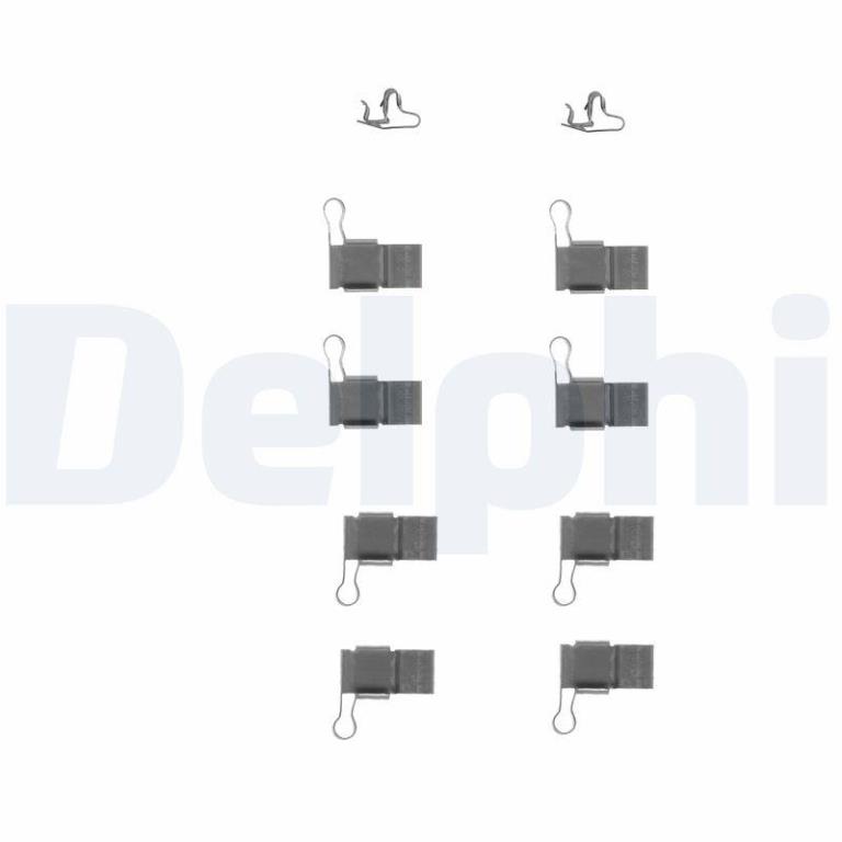 Kit de accesorios para pastillas de frenos DELPHI ref. LX0244