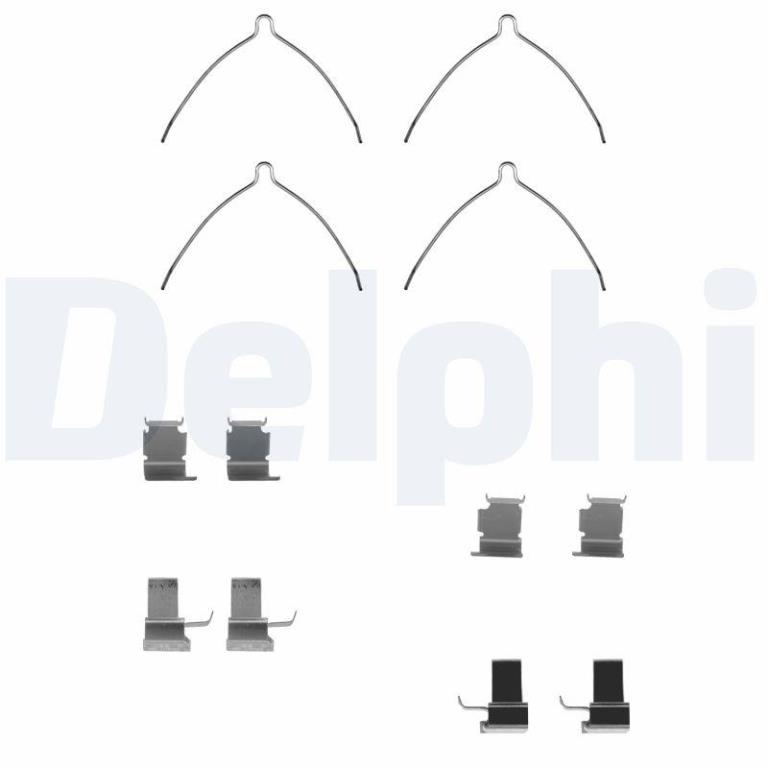 Kit acessórios de pastilhas de travão DELPHI ref. LX0258