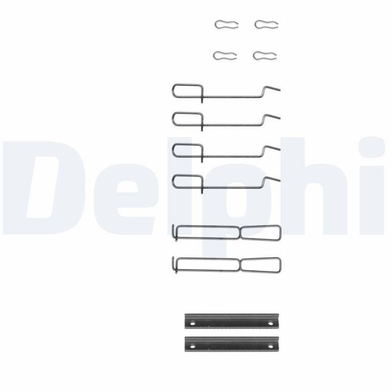 Kit de accesorios para pastillas de frenos DELPHI ref. LX0262