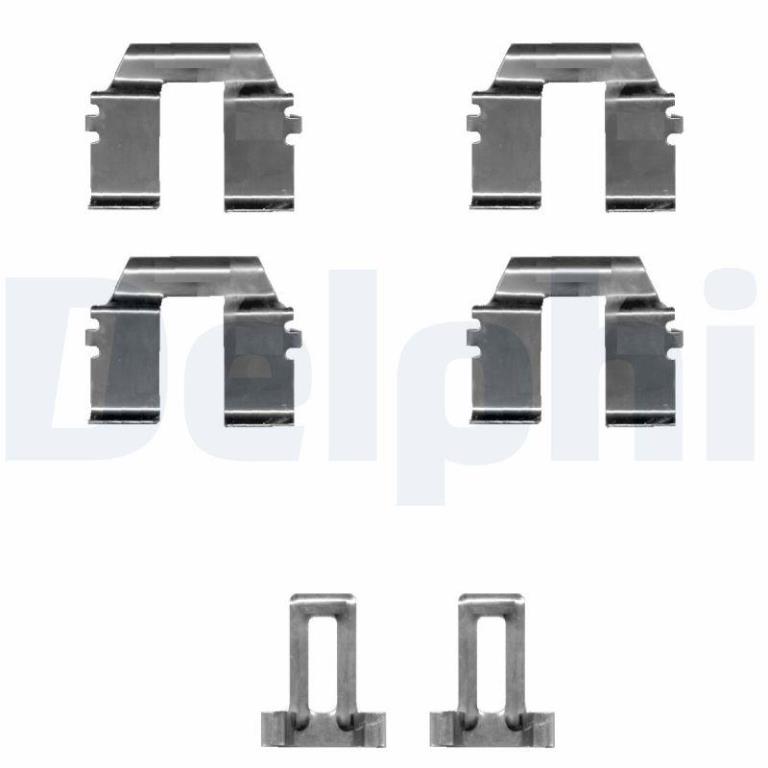 Kit d'accessoires pour plaquette de frein à disque DELPHI ref. LX0335