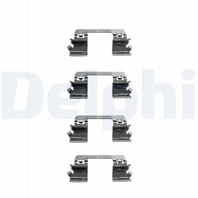 Kit de accesorios para pastillas de frenos DELPHI ref. LX0336