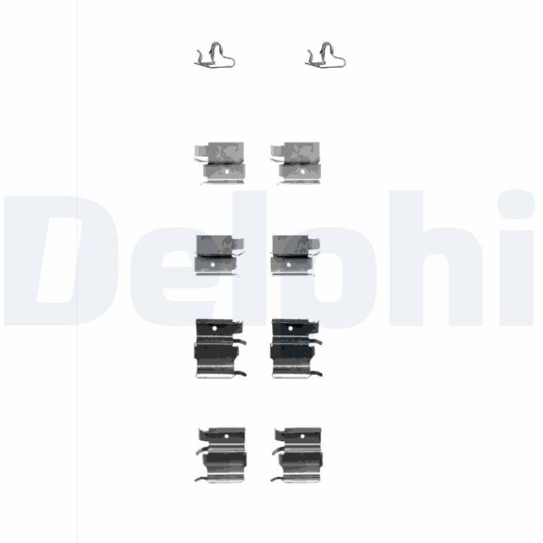 Kit de accesorios para pastillas de frenos DELPHI ref. LX0339