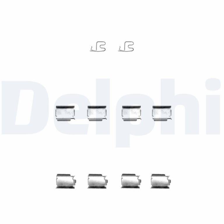 Kit d'accessoires pour plaquette de frein à disque DELPHI ref. LX0343