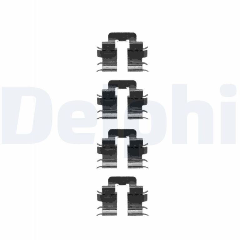 Kit d'accessoires pour plaquette de frein à disque DELPHI LX0345