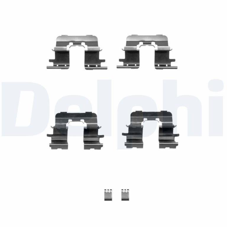 Kit acessórios de pastilhas de travão DELPHI LX0350