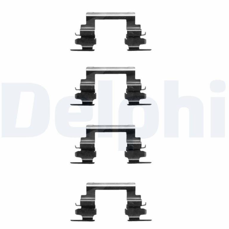 Kit acessórios de pastilhas de travão DELPHI ref. LX0364