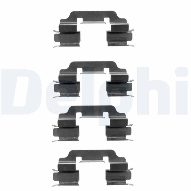 Kit d'accessoires pour plaquette de frein à disque DELPHI ref. LX0377