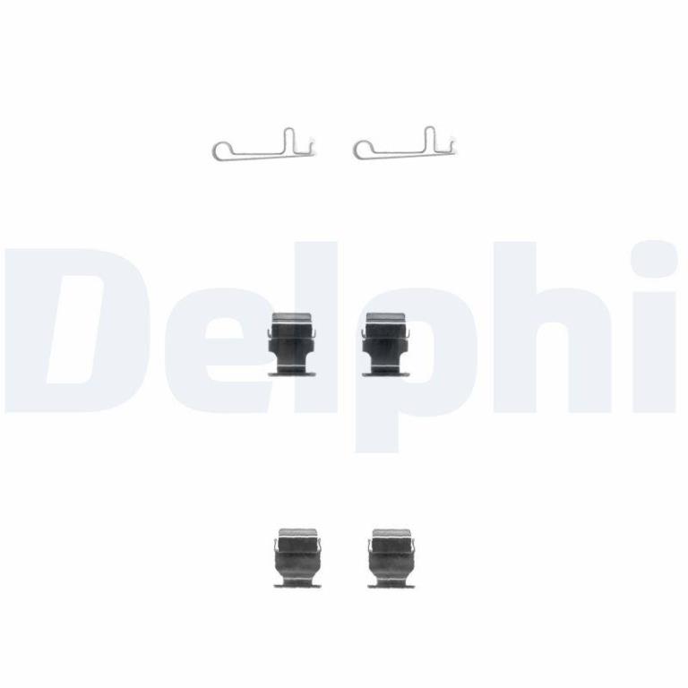 Kit de accesorios para pastillas de frenos DELPHI ref. LX0378