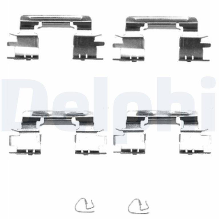 Kit de accesorios para pastillas de frenos DELPHI ref. LX0385