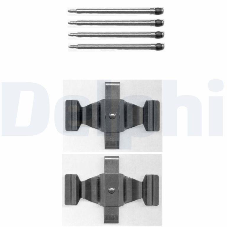 Kit de accesorios para pastillas de frenos DELPHI ref. LX0398