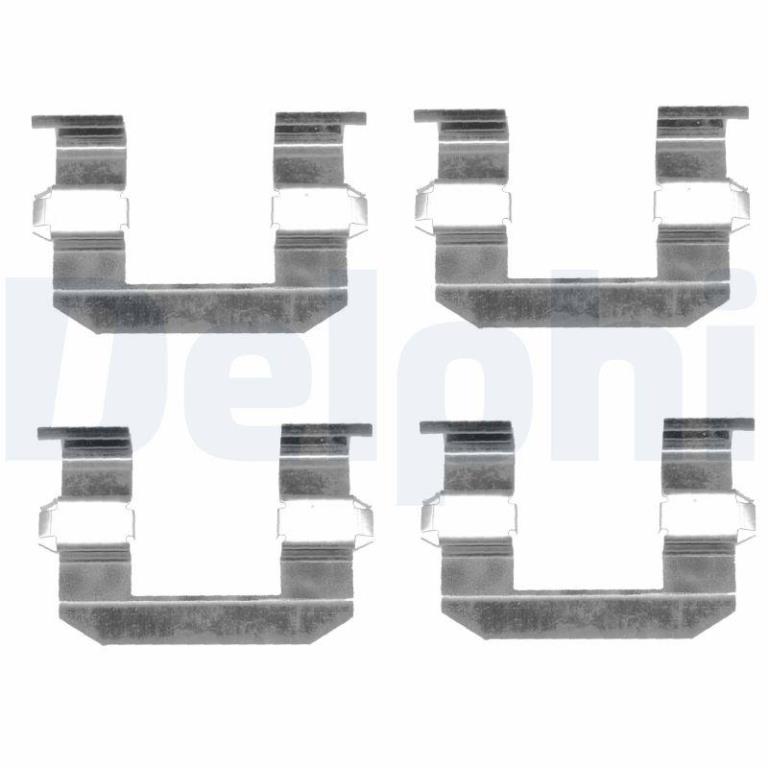 Kit d'accessoires pour plaquette de frein à disque DELPHI ref. LX0400