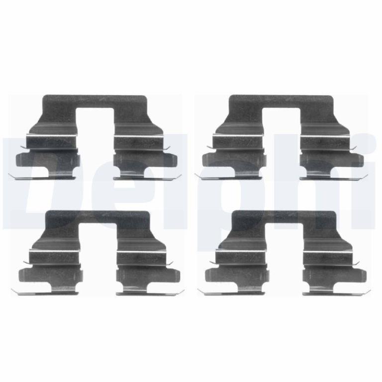 Kit d'accessoires pour plaquette de frein à disque DELPHI LX0404