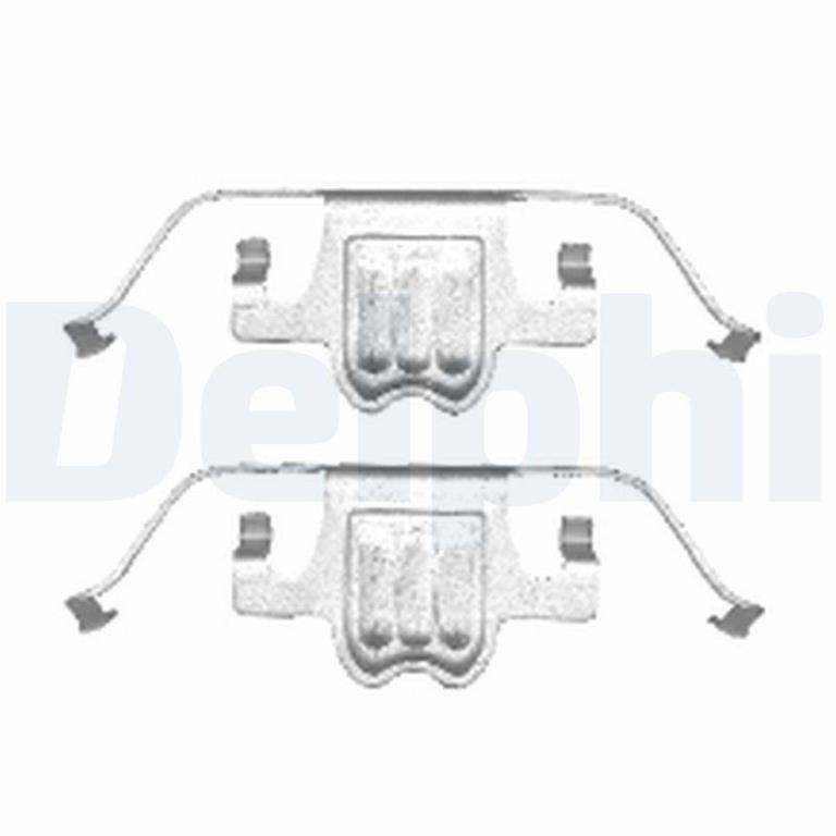 Kit de accesorios para pastillas de frenos DELPHI ref. LX0406