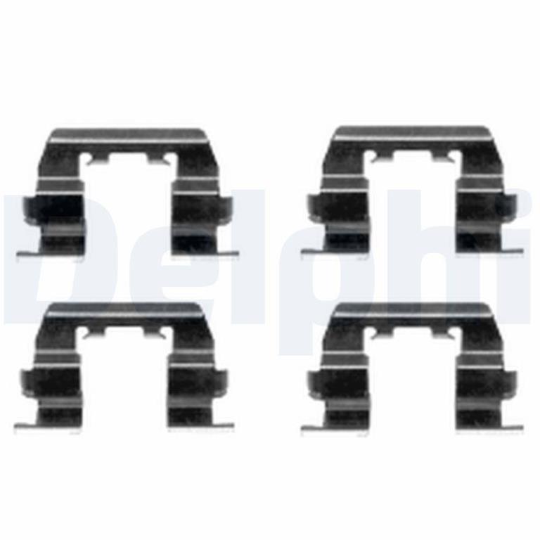 Kit acessórios de pastilhas de travão DELPHI ref. LX0411