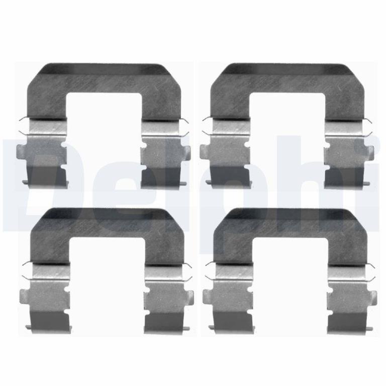 Kit d'accessoires pour plaquette de frein à disque DELPHI LX0413