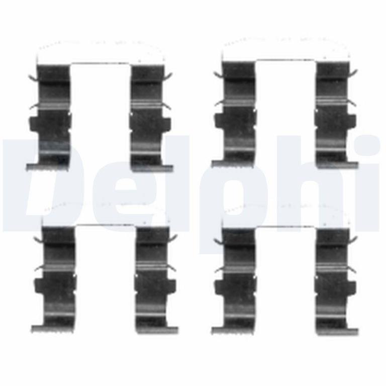 Kit d'accessoires pour plaquette de frein à disque DELPHI LX0418