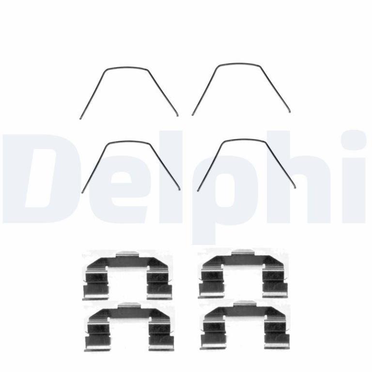 Kit d'accessoires pour plaquette de frein à disque DELPHI LX0421