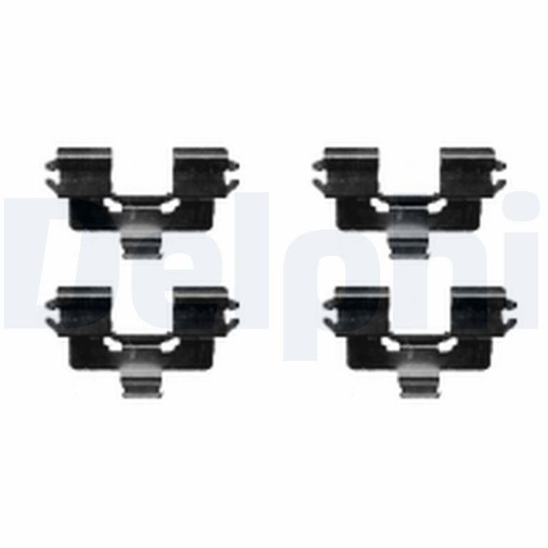 Kit d'accessoires pour plaquette de frein à disque DELPHI LX0422