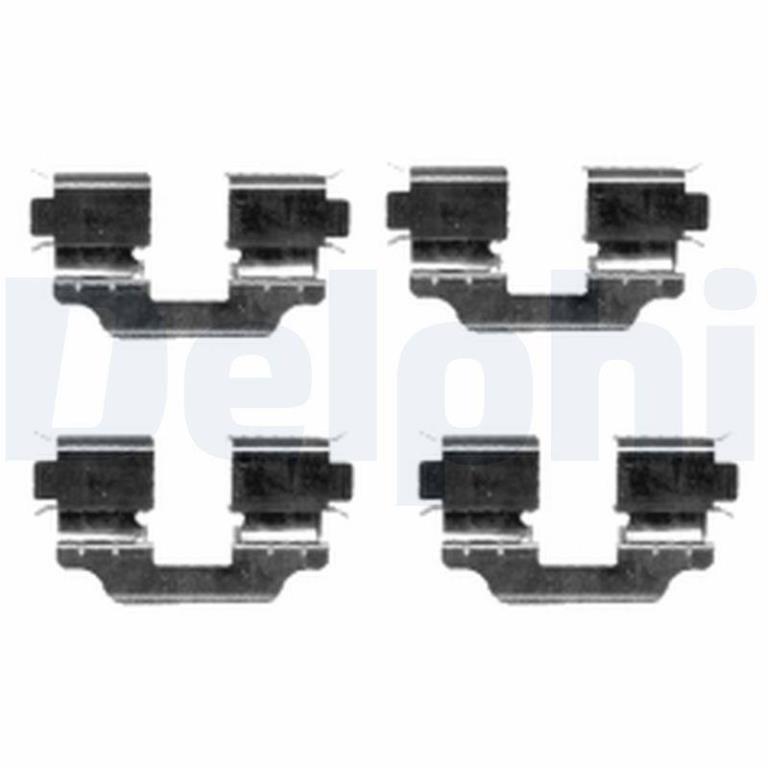 Kit d'accessoires pour plaquette de frein à disque DELPHI LX0424