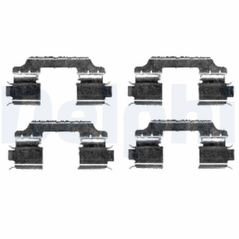 Kit d'accessoires pour plaquette de frein à disque DELPHI LX0426
