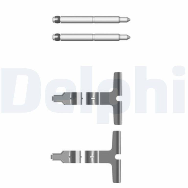 Kit d'accessoires pour plaquette de frein à disque DELPHI LX0427