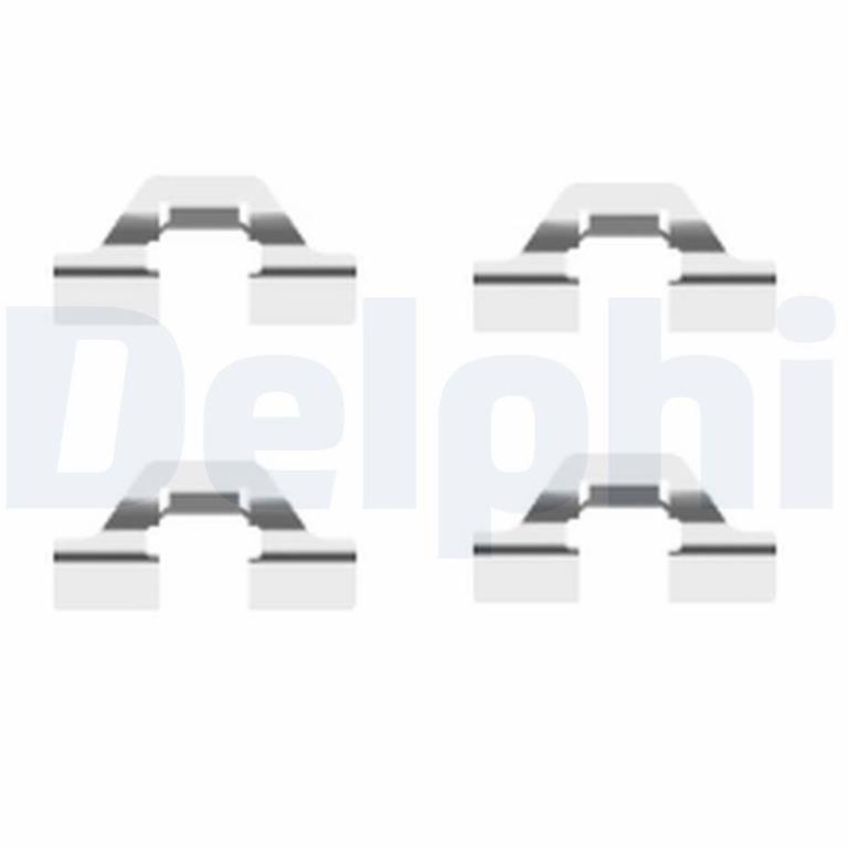 Kit d'accessoires pour plaquette de frein à disque DELPHI LX0430