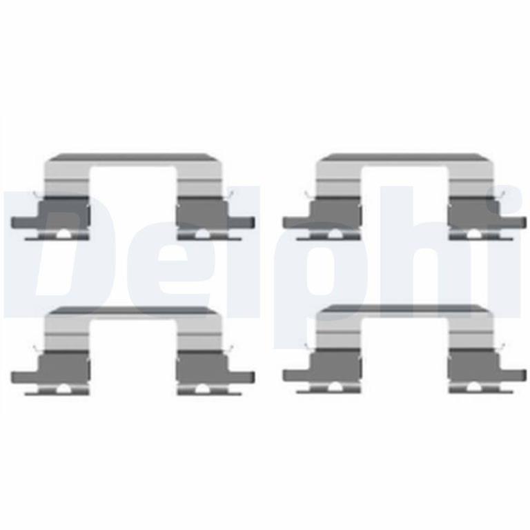 Kit acessórios de pastilhas de travão DELPHI ref. LX0431