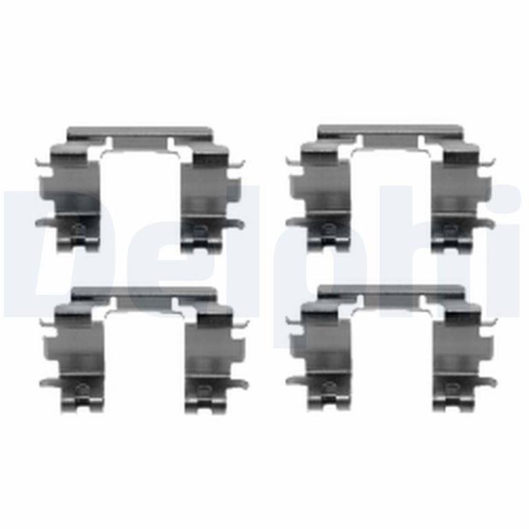 Kit d'accessoires pour plaquette de frein à disque DELPHI LX0433